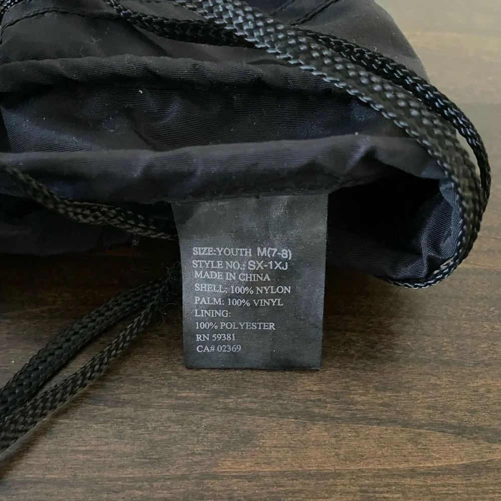 Swany Black Ski Gloves - Youth